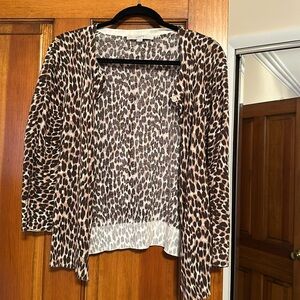 Loft leopard cardigan